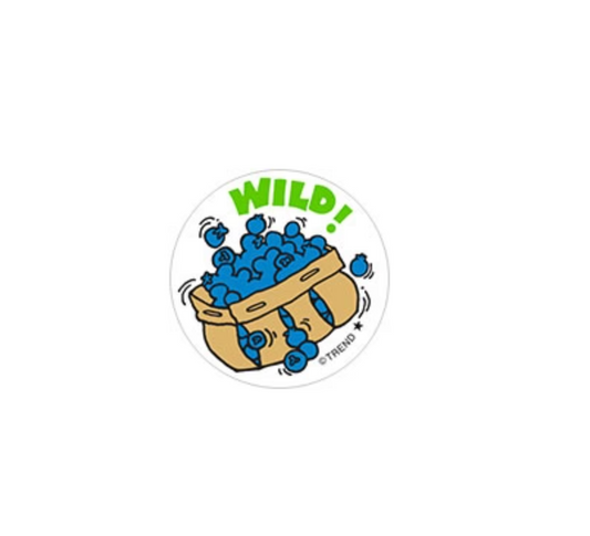 Wild!, Blueberry scent Retro Scratch 'n Sniff Stinky Stickers®