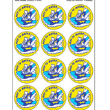 Way to Motor, Old Shoe scent Retro Scratch 'n Sniff Stinky Stickers®