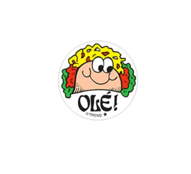 Olé!, Taco scent Retro Scratch 'n Sniff Stinky Stickers®