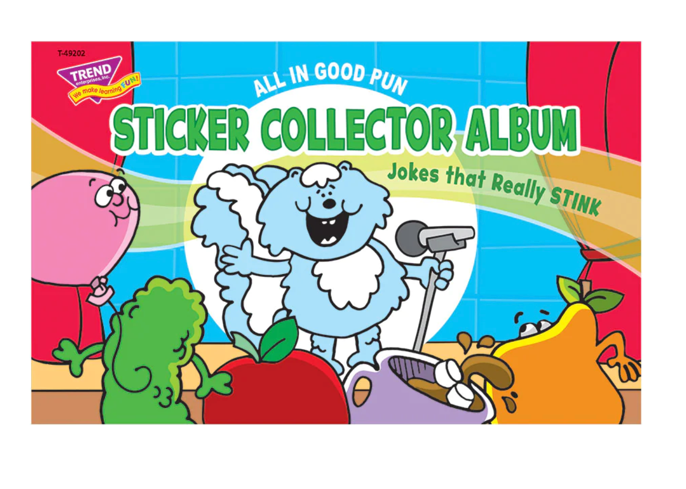 Scratch N Sniff Stinky Stickers- All in Good Pun Sticker Book