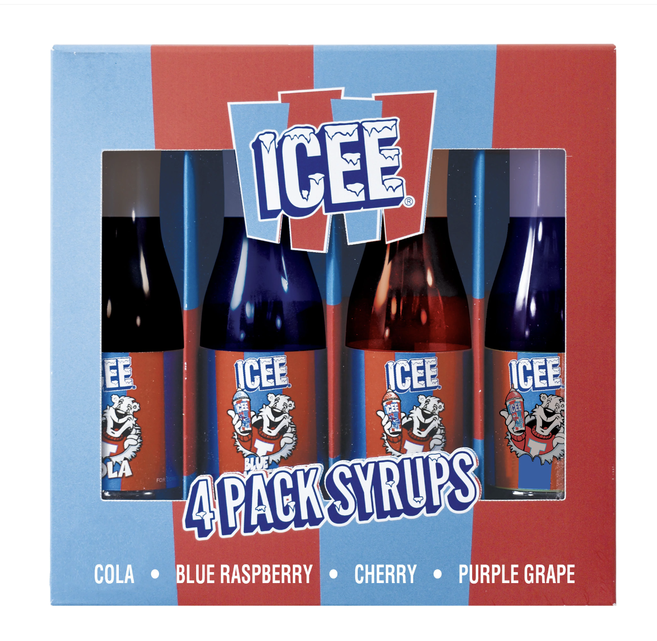 ICEE 4 Pack Syrups