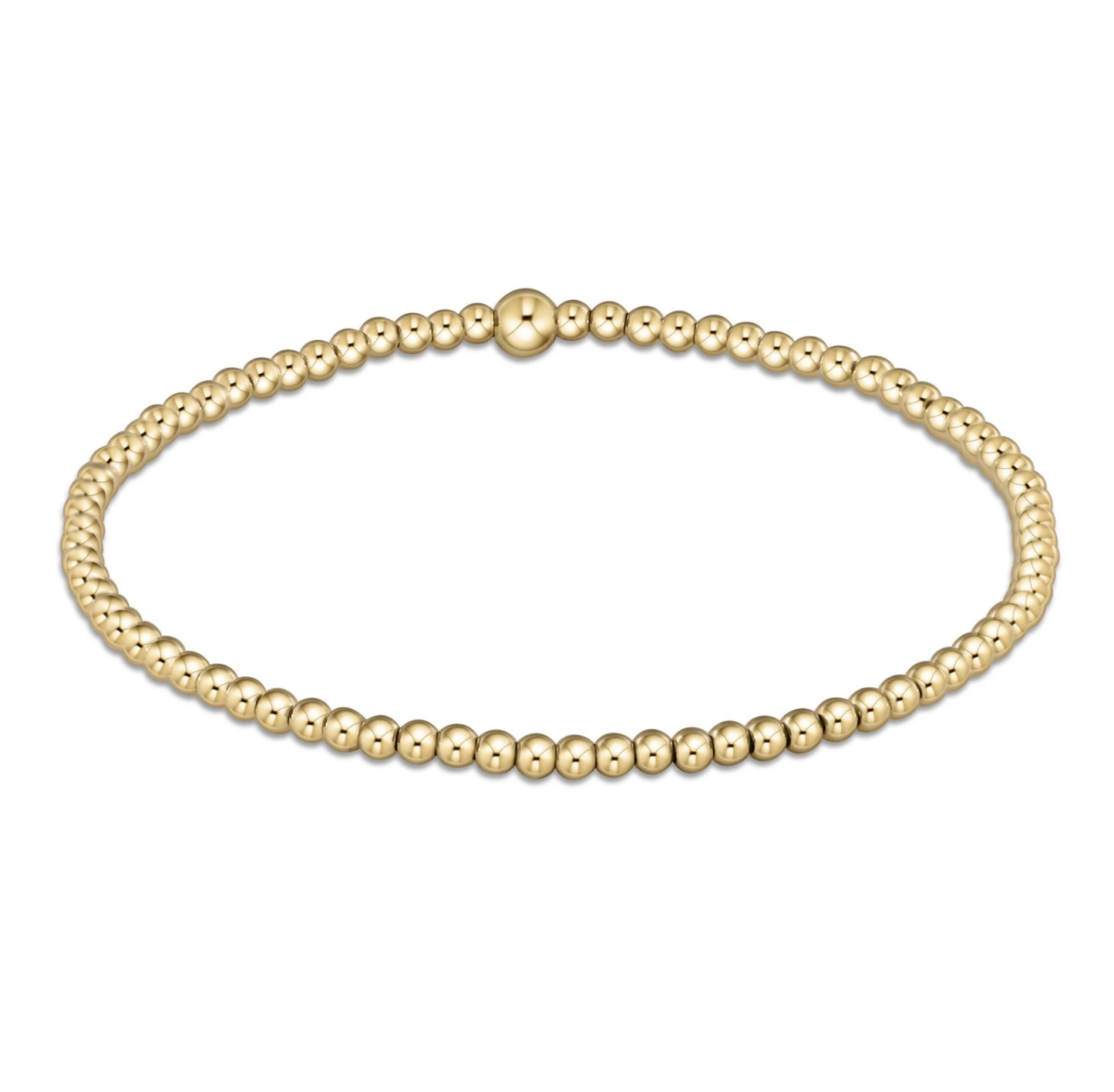 enewton extends - classic gold 2.5mm bead bracelet