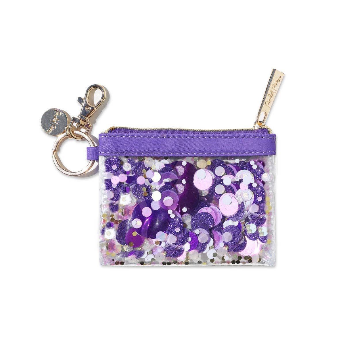 Keychain Wallet- Purple Crush