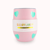 Blush Turquoise Hearts Wine Tumbler
