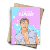 Ryan Gosling Barbie Funny Card