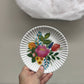 Small Floral Melamine plate