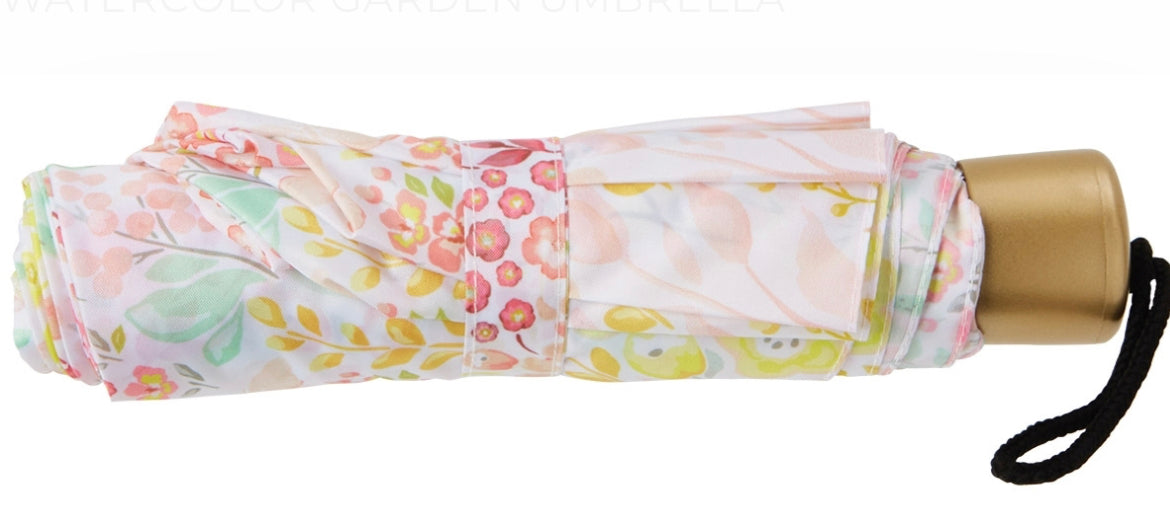 Watercolor garden umbrella