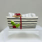 Mini Loaf Pan with Towel Set- Holly Berry