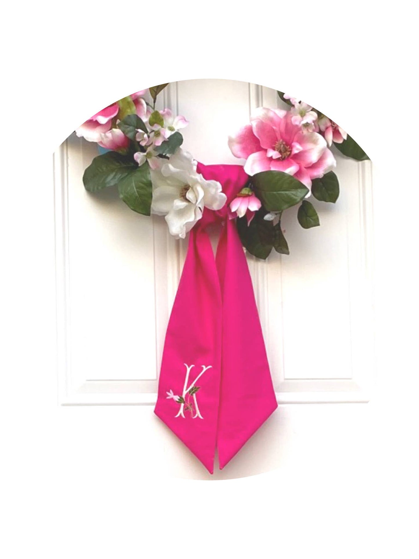 Hot pink Linen Sashes